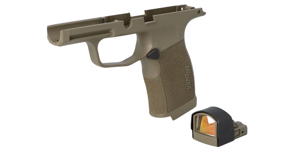 Now Save $110 on this Limited Edition Combo Featuring the ROMEOZERO Red Dot Sight and P365 Grip Mod in Olive Drab Green (ODG)