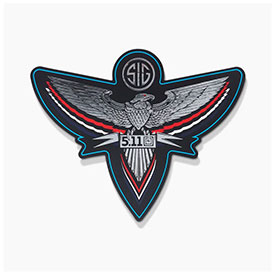 Chrome Eagle Sticker