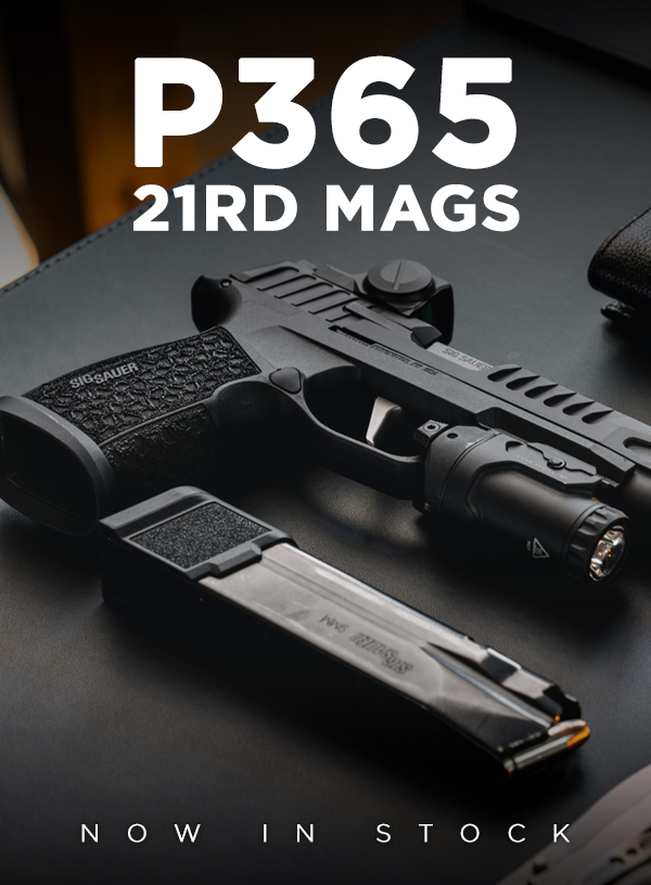 Now in Stock: The New P365 21-Round Magazine