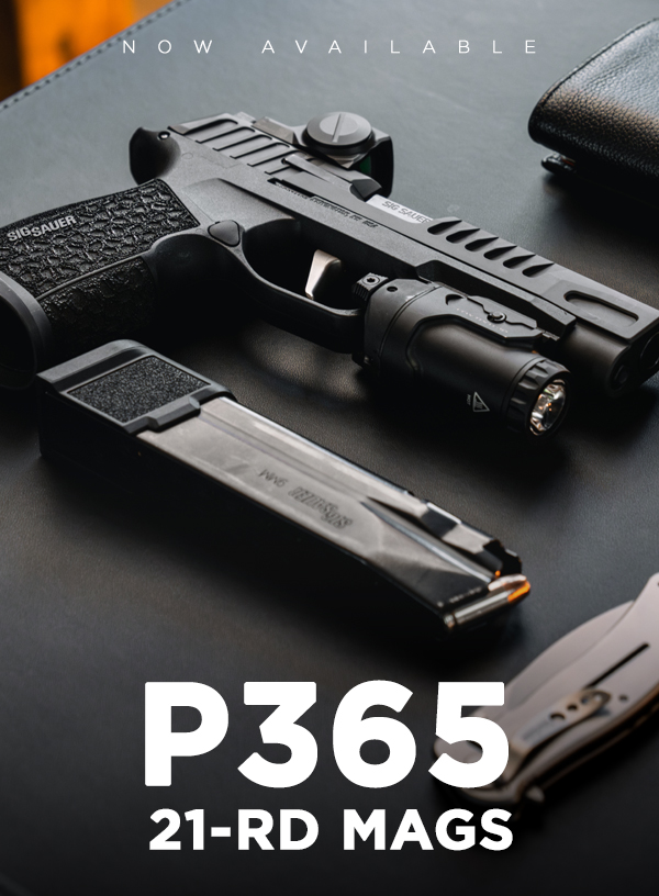 NOW AVAILABLE: The P365 21-Round Magazine