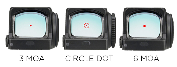 ROMEO-X ENCLOSED Reticle Options