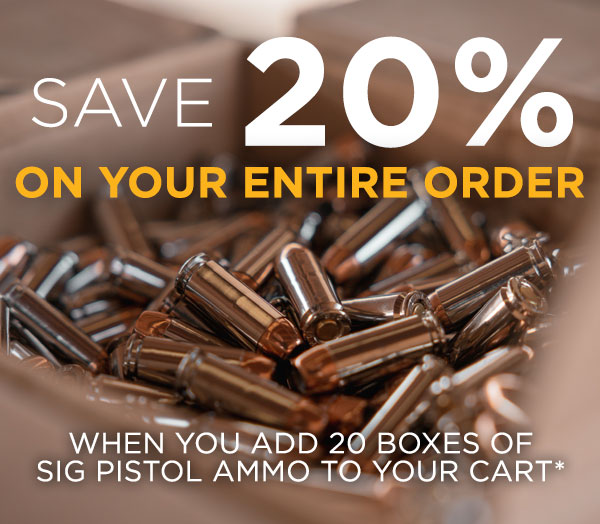 Save 20% on Your Entire Order