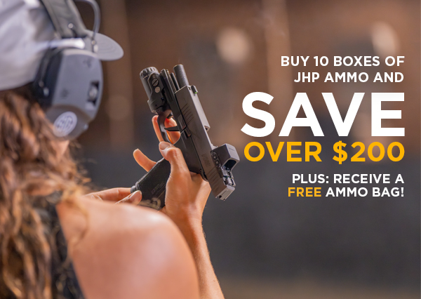 Stock Up on 500 Rounds of Hollow Point Ammo for a Great Price 