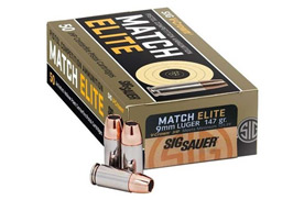 9MM, 147Gr, Match Elite Competition, JHP, 50 Count