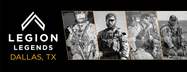 LEGION LEGENDSSIG SAUER Presents the First LEGION LEGENDS Event