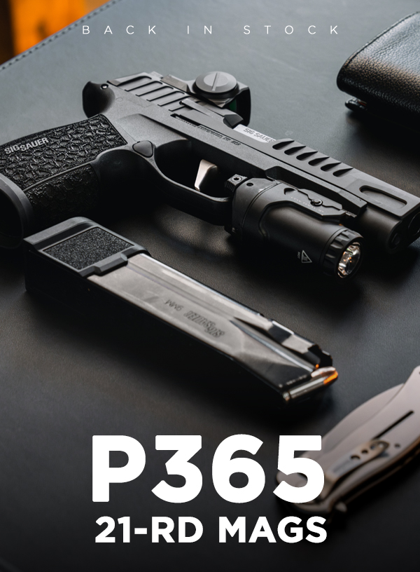 Back in Stock: The P365 21-Round Magazine