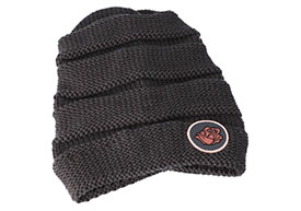 ROSE SCRUNCH BEANIE GUN METAL