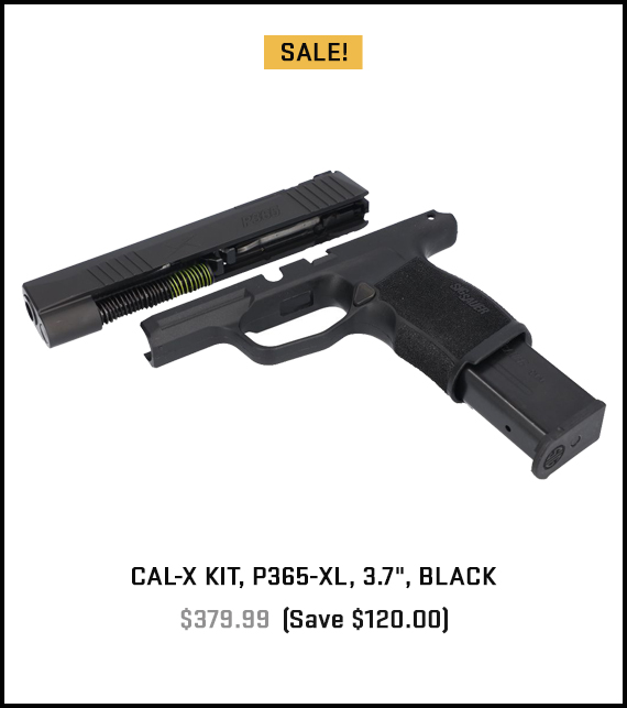 CAL-X KIT, P365-XL, 3.7", BLACK