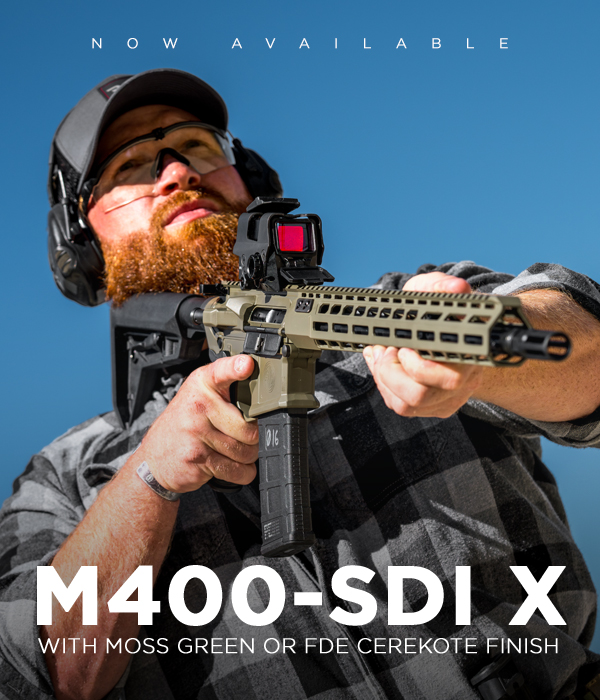 M400-SDI X Now Available with Moss Green or FDE Cerakote Finish