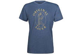 Vintage Original SAUER Logo T-shirt - Blue