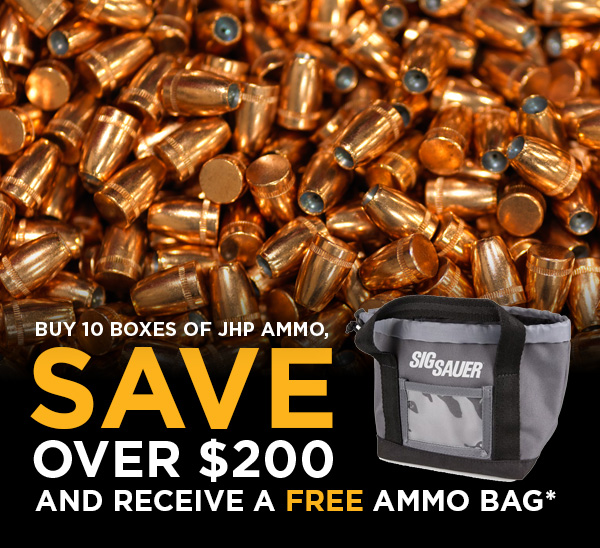 Free Bag + Save Big on Hollow Point Ammo!