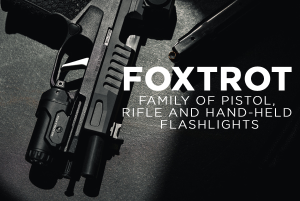 FOXTROT Family of Pistol, Rifle and Hand-Held Flashlights