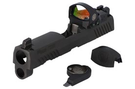 P320 Carry/Compact 9MM, 3.9" Slide Assembly, ROMEO1