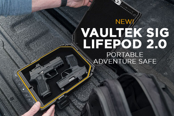 NEW: Vaultek SIG Lifepod 2.0 Portable Adventure Safe