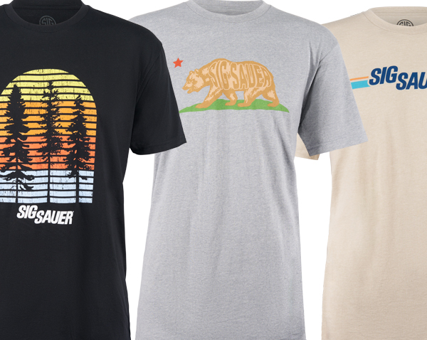 NEW: California SIG SAUER Tees - SIGtastic!