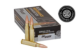 308 WIN, 168GR, Elite Match Grade