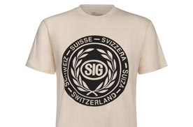 Swiss SIG Logo Tee, White