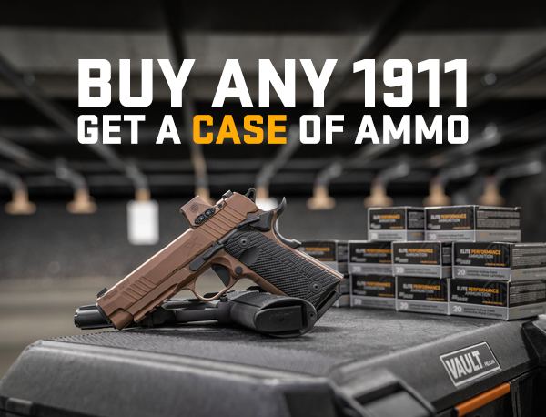 Buy Any New SIG SAUER 1911 and Get a Free Case of Ammo!
