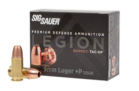 9MM, 115GR, LEGION TAC-XP, HP Ammo