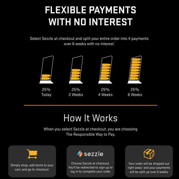 Flex Payments with Sezzle