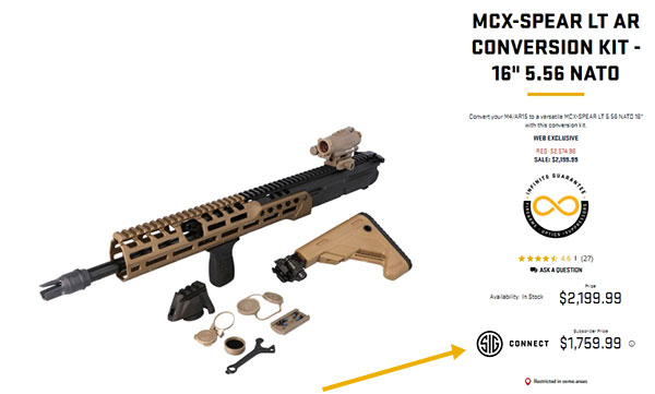 SIG CONNECT Discount