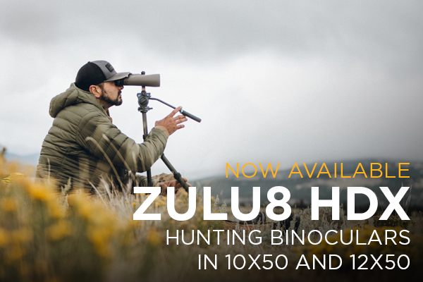 ZULU8 HDX Bionoculars: Now Available in 10x50 and 12x50 Prescriptions