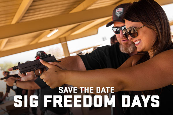 Save the Date for SIG FREEDOM DAYS!