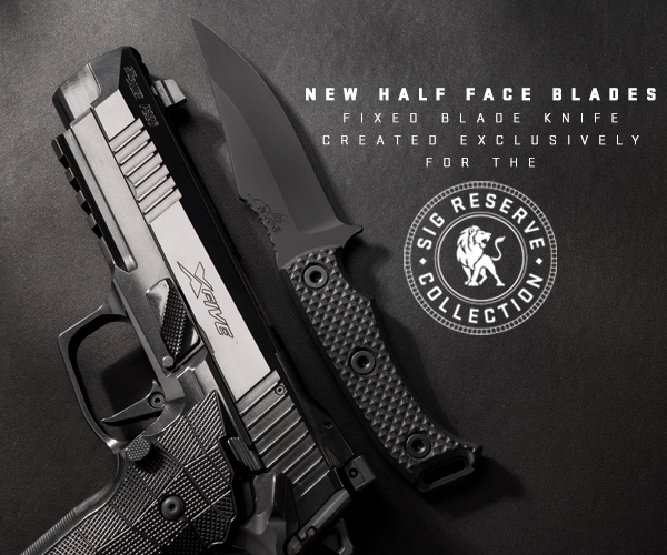 NEW: Tosahwi Fixed Blade Knife Custom Crafted for the SIG Reserve Collection by Half Face Blades