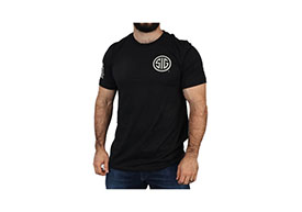 SIG NINE LINE GREY MARK - MEN'S TSHIRT - BLACK