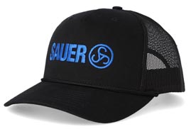 SAUER Logo Snapback Hat, Black