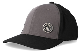 Stretch-Fit Metal Gray Hat