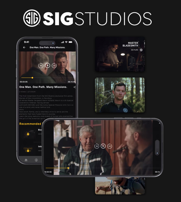 Docuseries, SIG FILMS, Podcasts and More.  Only Available in SIG CONNECT. 