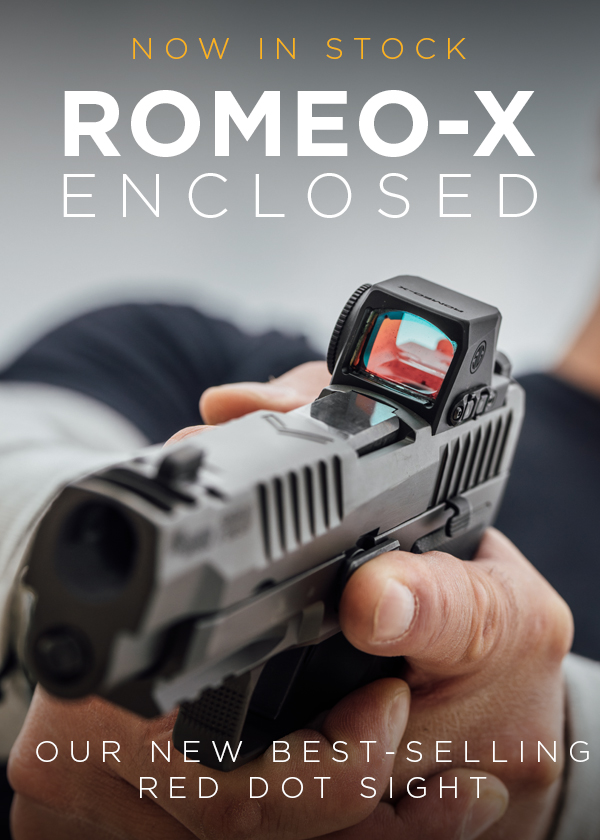 NOW IN STOCK: ROMEO-X ENCLOSED Red Dot Sight