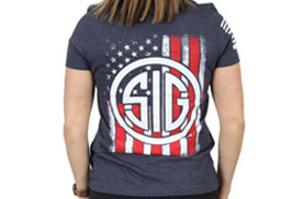 SIG Mark Nine Line Women's Flag Tee