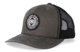 Swiss Snapback Hat, Black