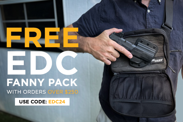 Receive a Free EDC Fanny Pack When You Spend Over $250 at the SIG Webstore - While Supplies Last