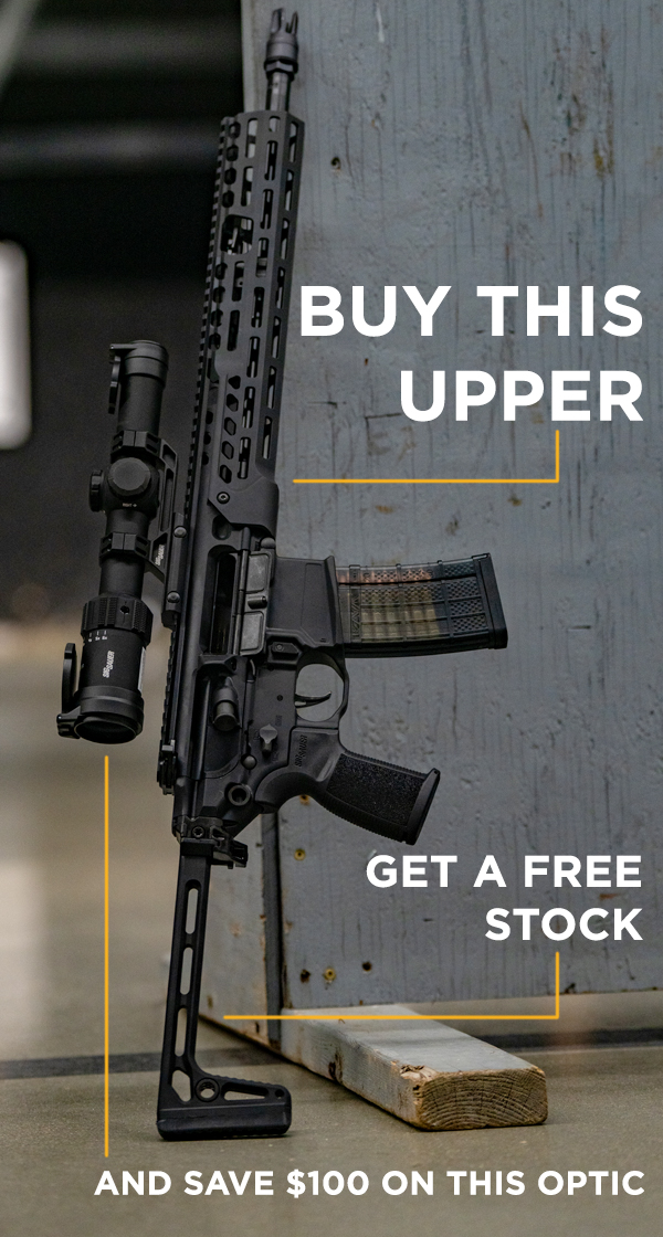 Free Stock with MCX-SPEAR LT Uppers + $100 Off TANGO-MSR