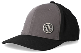 Stretch-Fit Metal Gray Hat